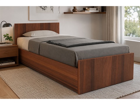 تخت تک نفره چوبی رابین T721